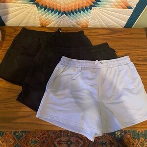 Women's Black and light blue lounge Shorts